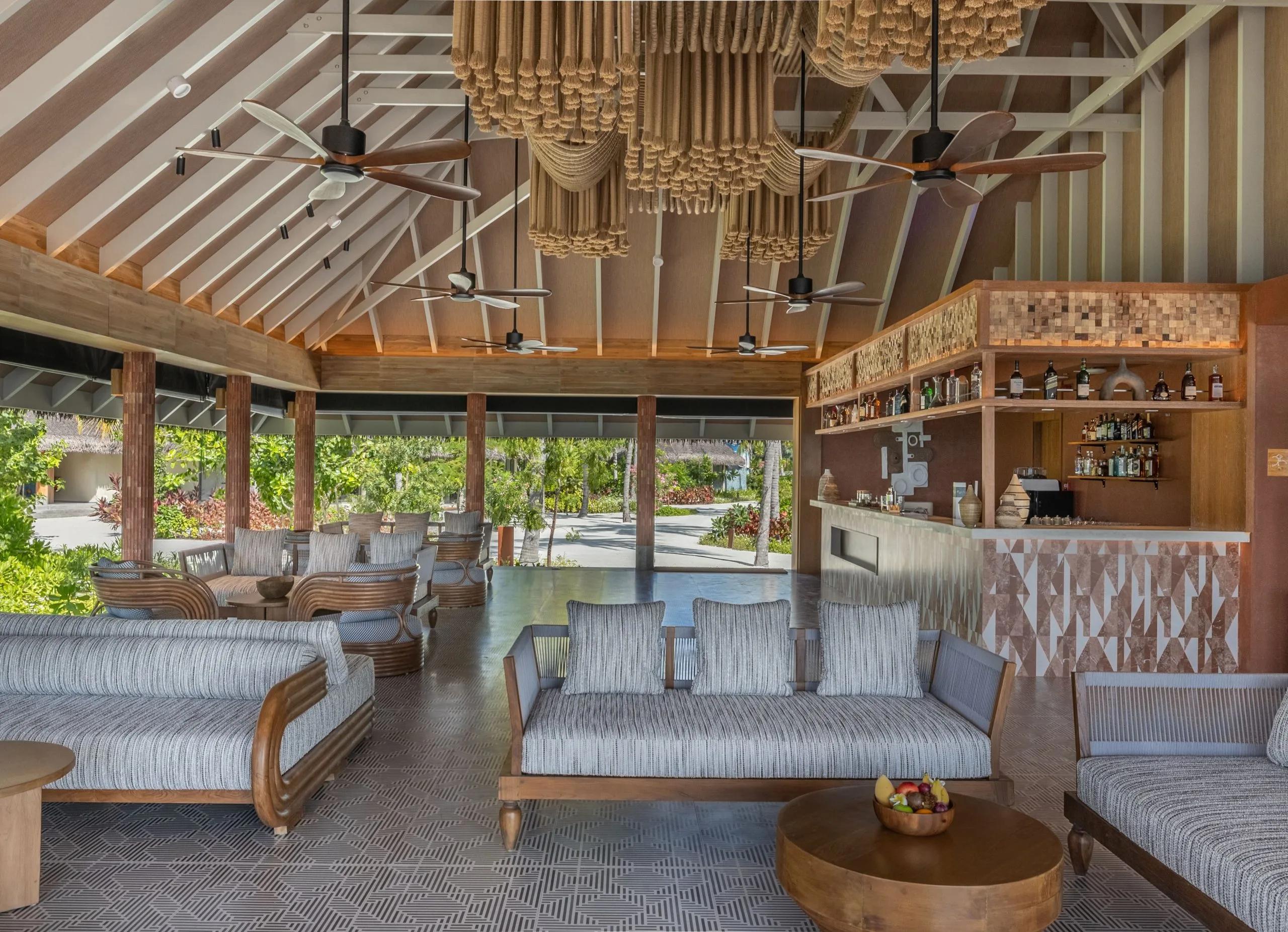 Cocoon's overwater lounge at dusitD2 Feydhoo Maldives