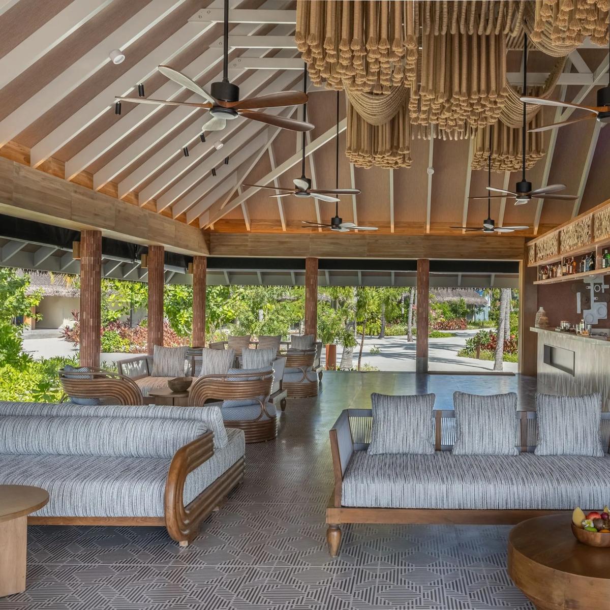 Cocoon's overwater lounge at dusitD2 Feydhoo Maldives