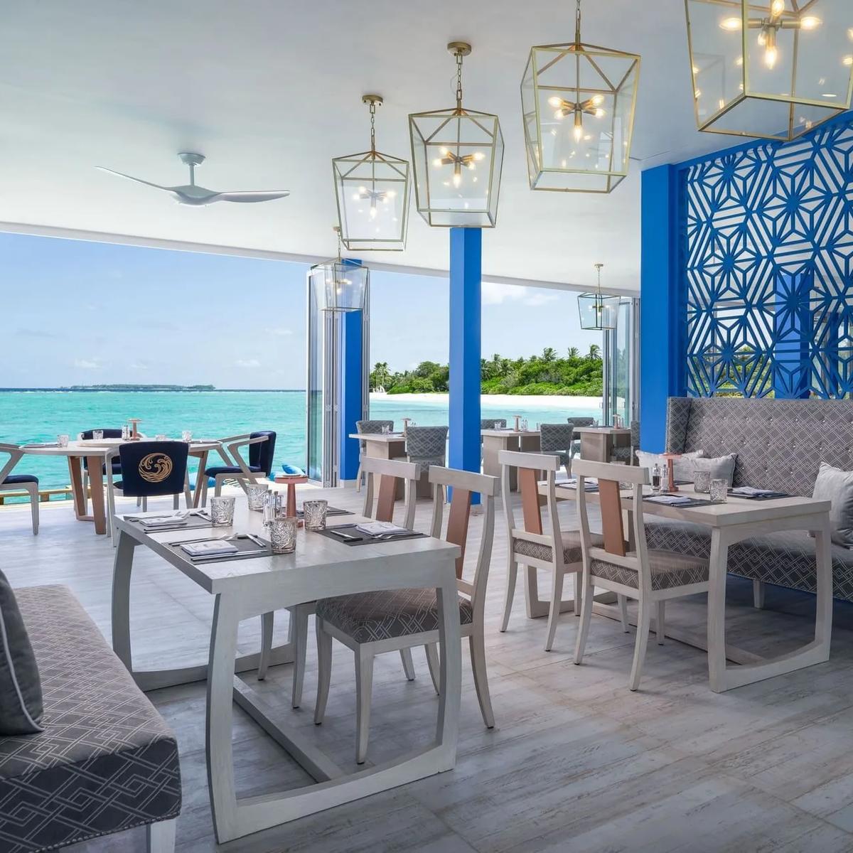 The Waterfront, Ifuru Island Maldives' New World Cuisine restaurant