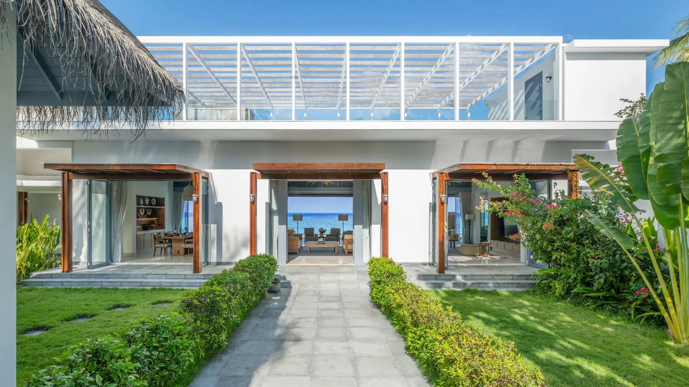 The entrance to The Halcyon Grand Estate, the resort's 1,250-square-metre signature residence