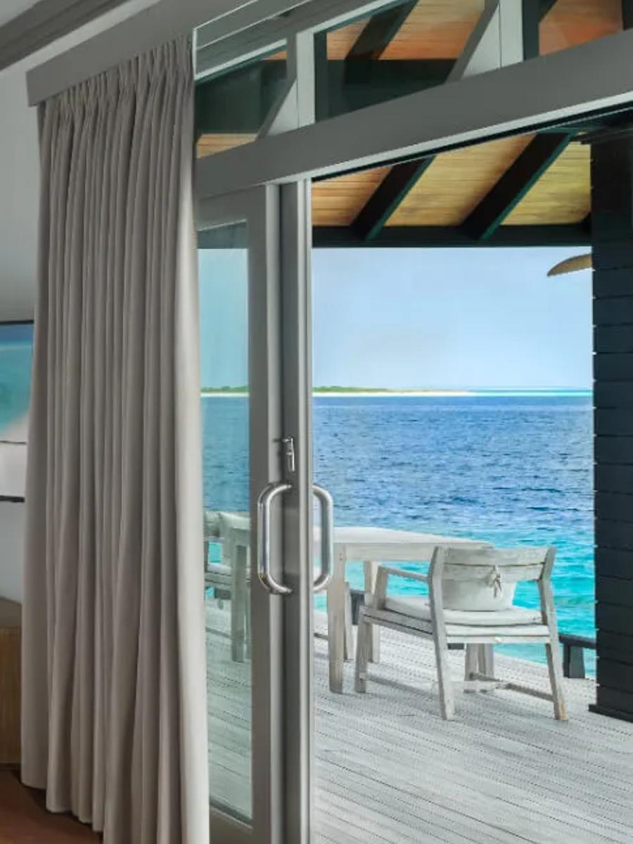 The Two Bedroom Ocean Residence with Family Infinity Pool at JA Manafaru, overwater with its own family pool
