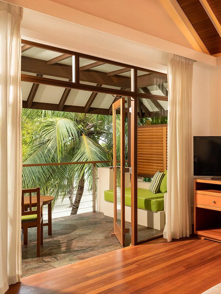 Interior of a Superior Room at Niva Kurumba — the Two Bedroom Superior Room pairs two of these interconnecting rooms; no dedicated photograph of the combined configuration was available