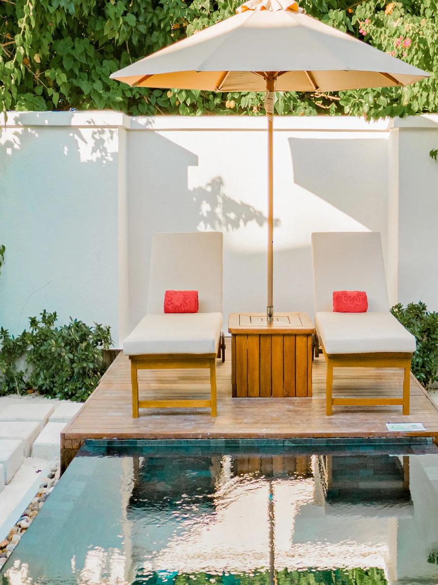 Two Storey Pool Beach Residence, the two-level villa category at Siyam World
