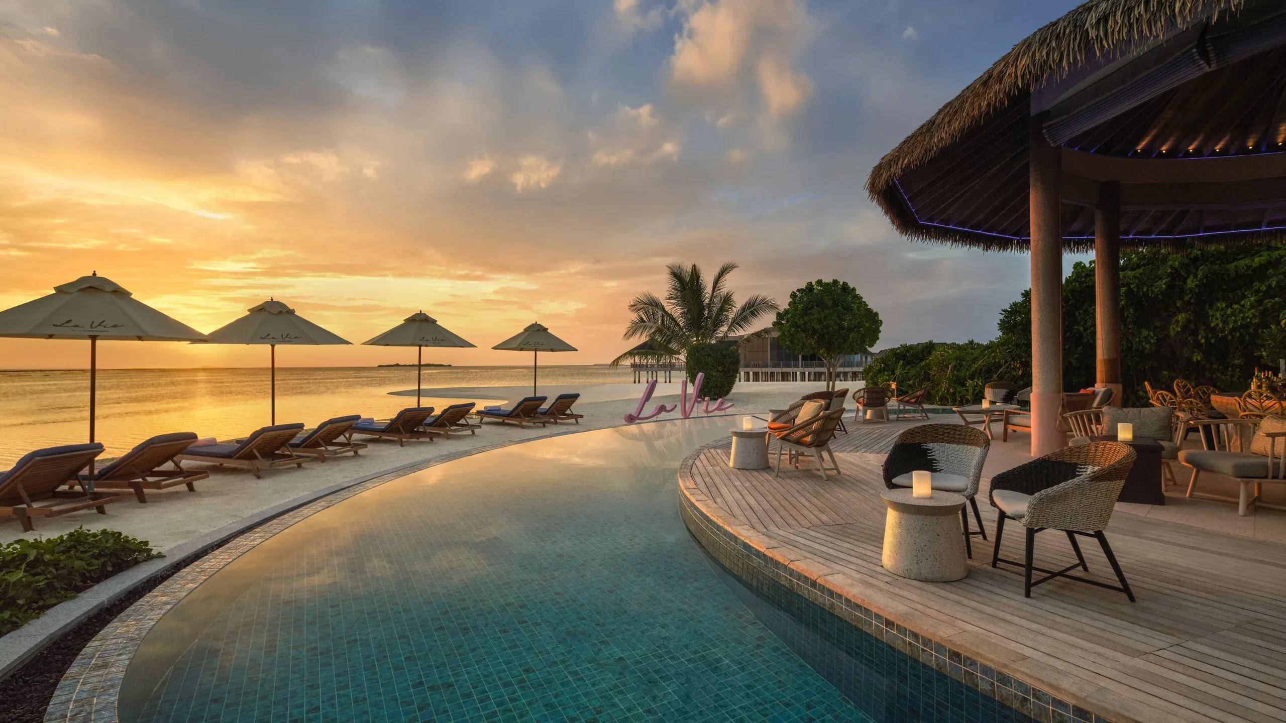 La Vie, the resort's adults-only wine bar with its own pool