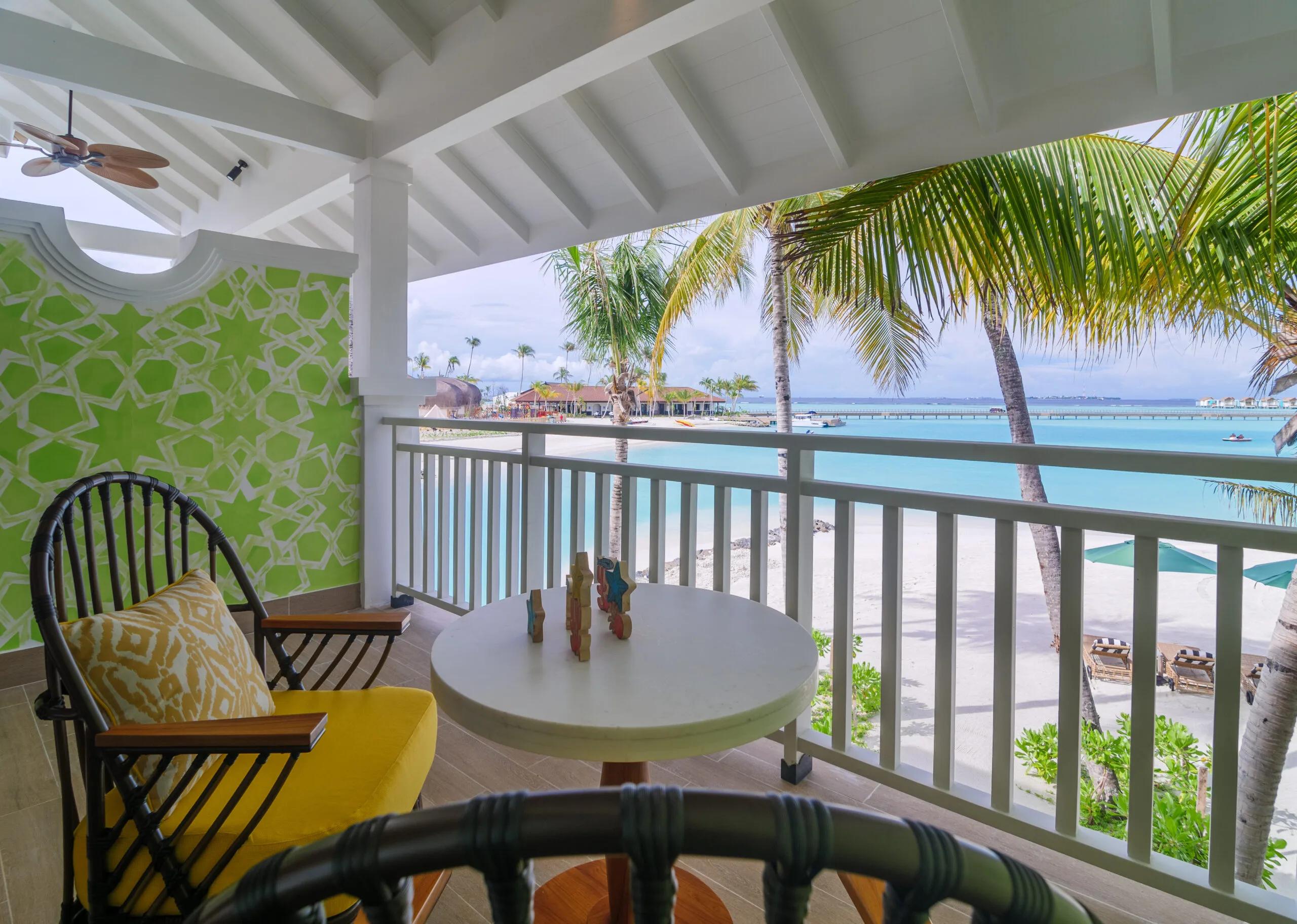 Terrace of the Sky Room at SAii Lagoon Maldives