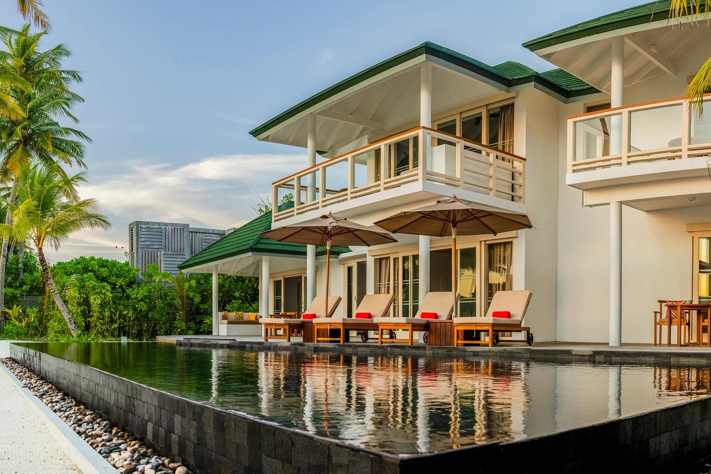 Four Bedroom Beach Residence with Pool, Siyam World's largest villa category