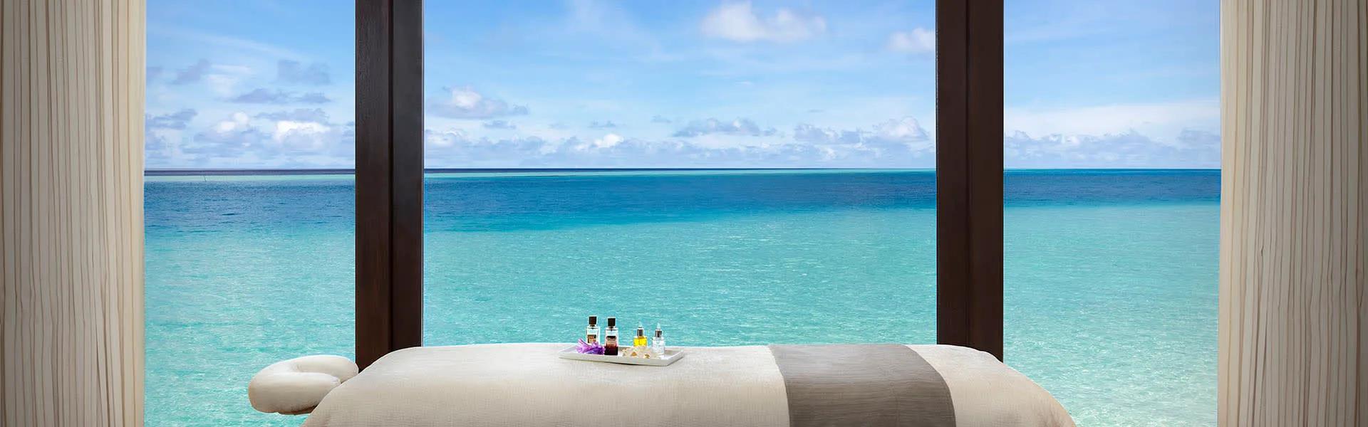 A Lagoon Treatment Room at Drift, Niyama's spa