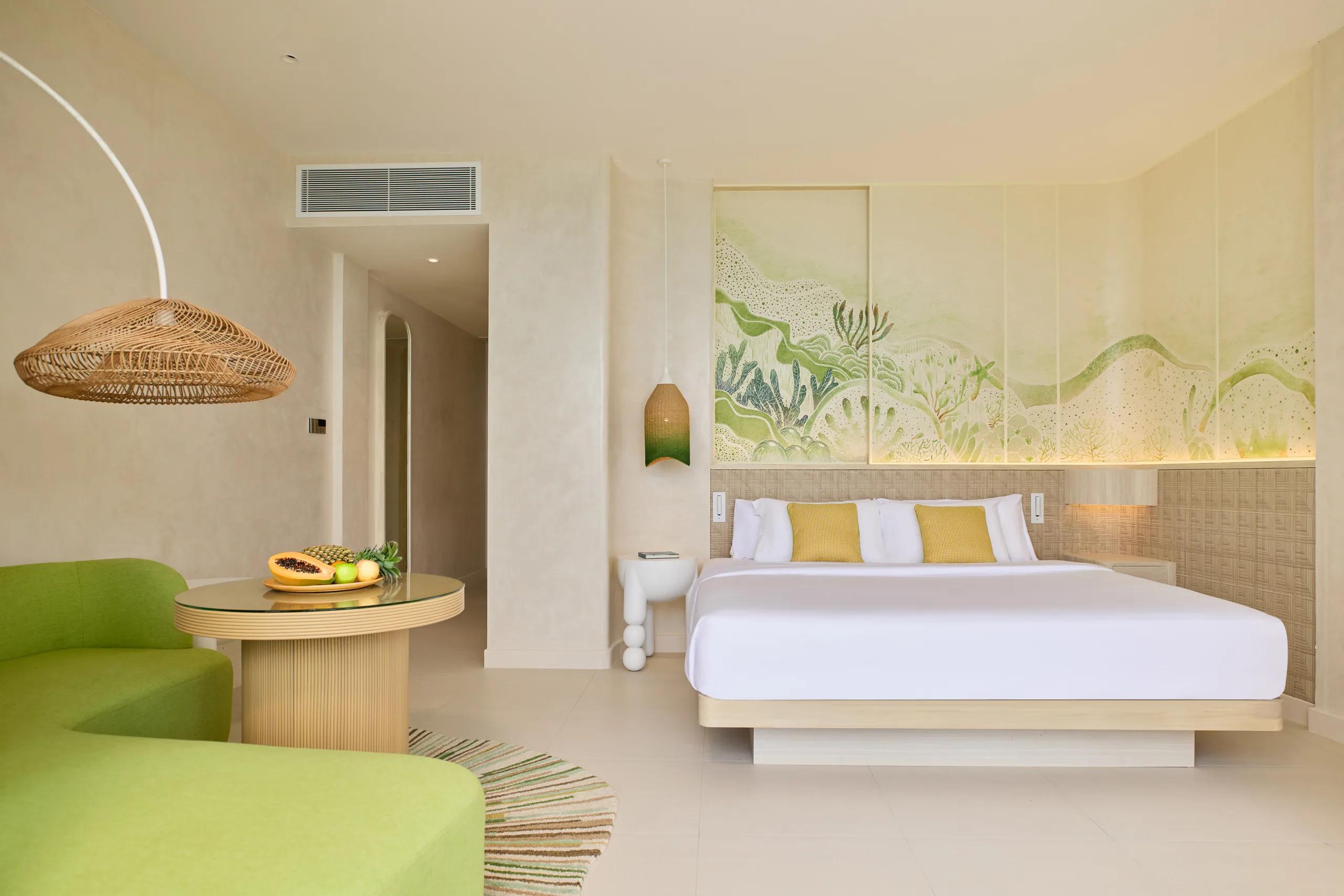 A Mirage Panoramic Room's exterior and terrace, Centara Mirage Lagoon Maldives