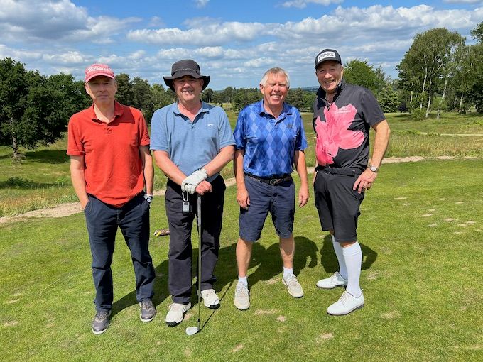A four-ball under big skies on the heath