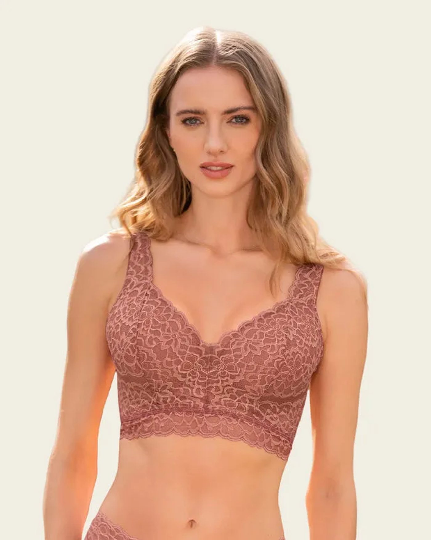 Brasier en encaje ideal para busto pesado Sexy Support · Ref. 91001 · Color 122