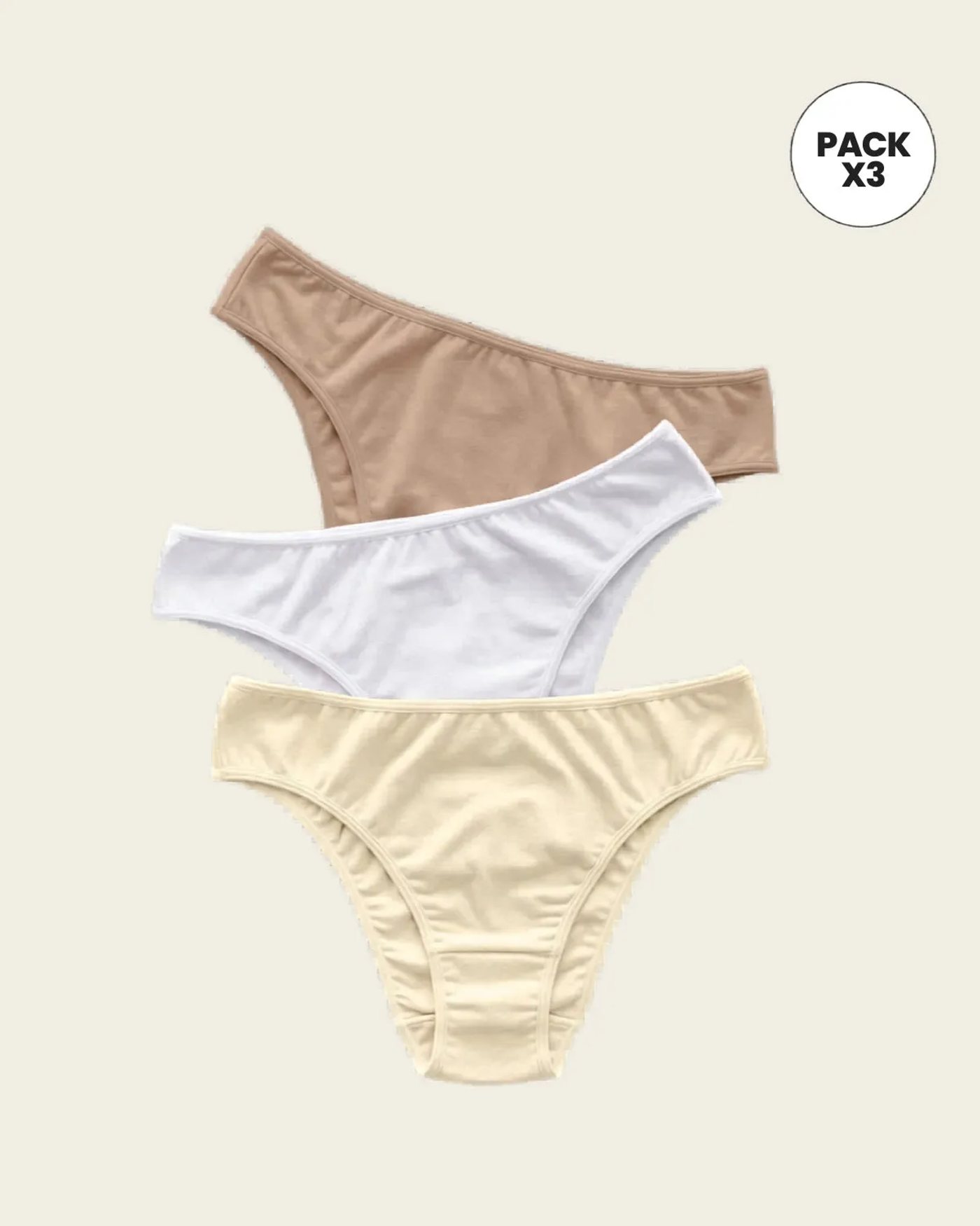 Paquete x 3 tangas ultracómodas · Ref. 12632