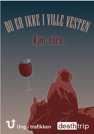plakat- Du er ikke i ville vesten.