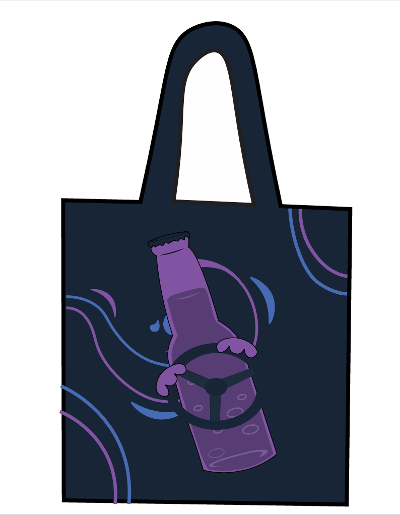 Totebag merch.