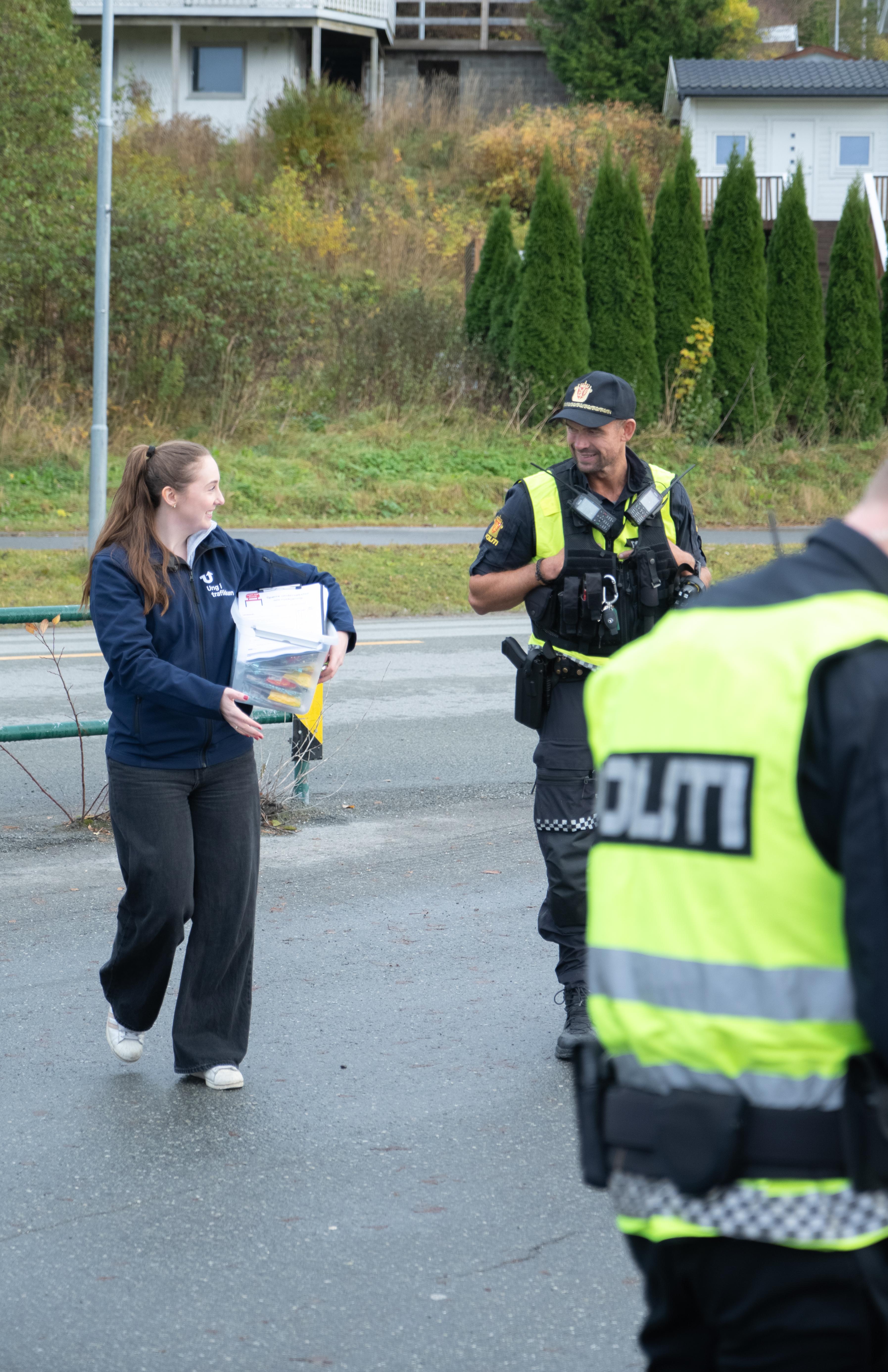 gladkontroll med politiet