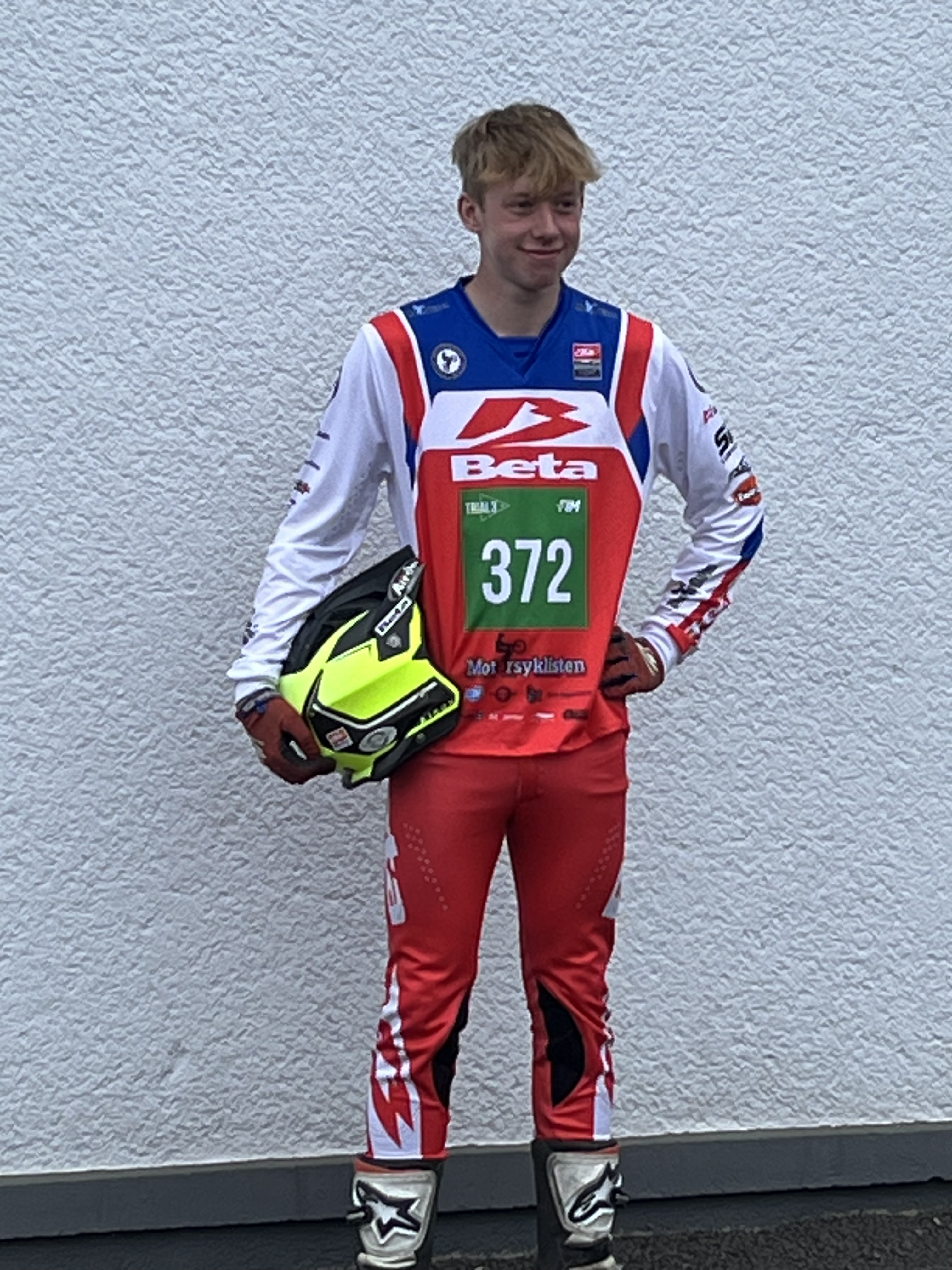 Bilde av Henrik, vinneren av trekningen. 