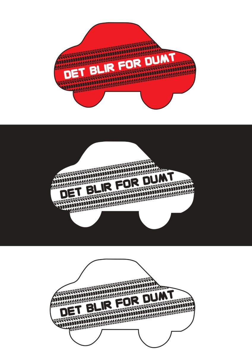 Logoer med teksten: Det blir for dumt