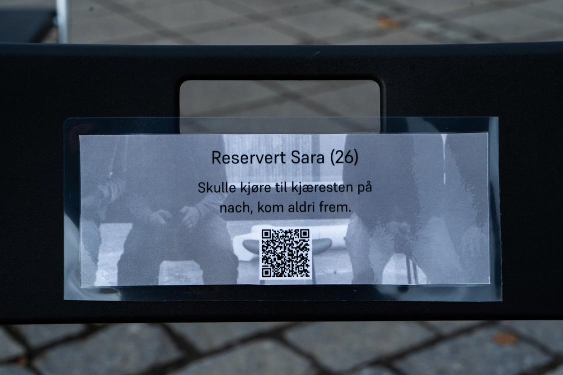 reservert stol plass