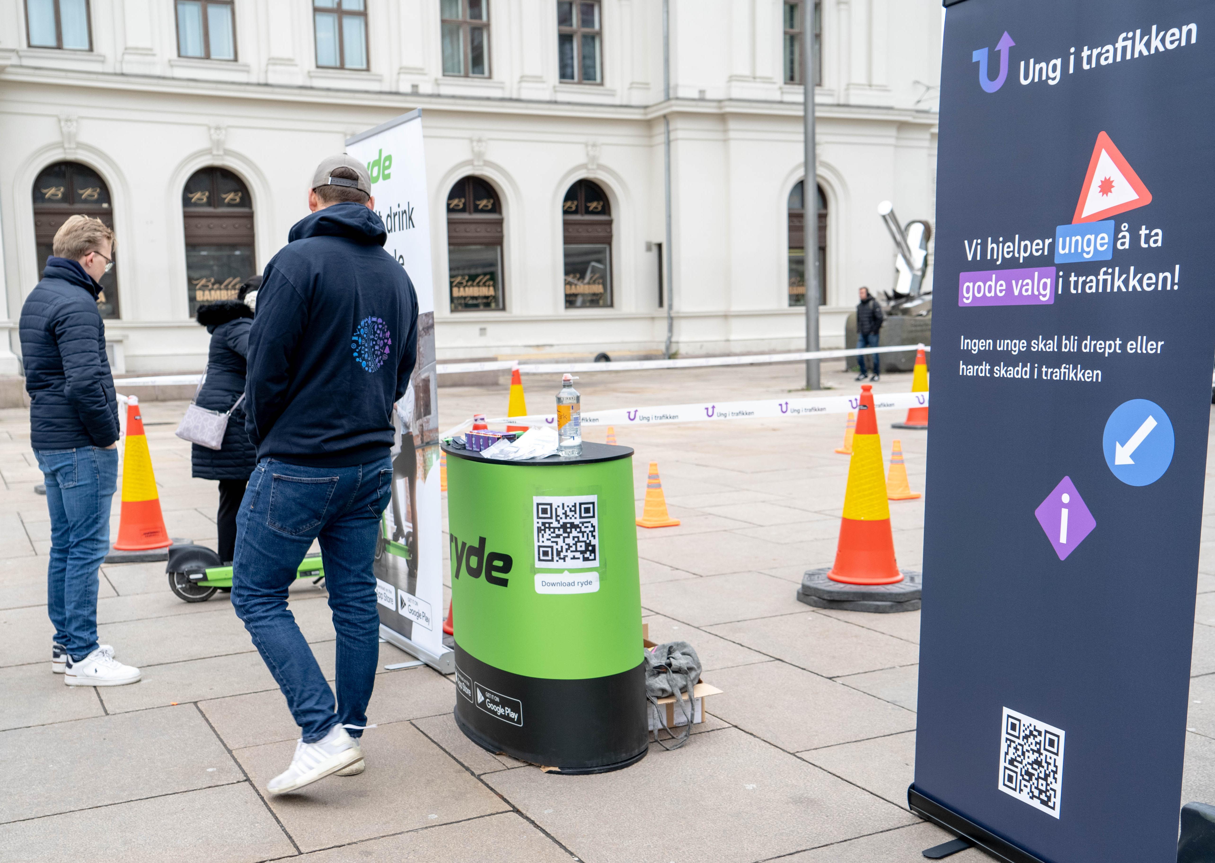 Arragement ved Jernbanetorget i Oslo