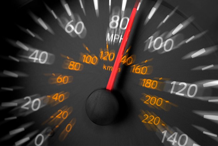 Speeding-speedometer