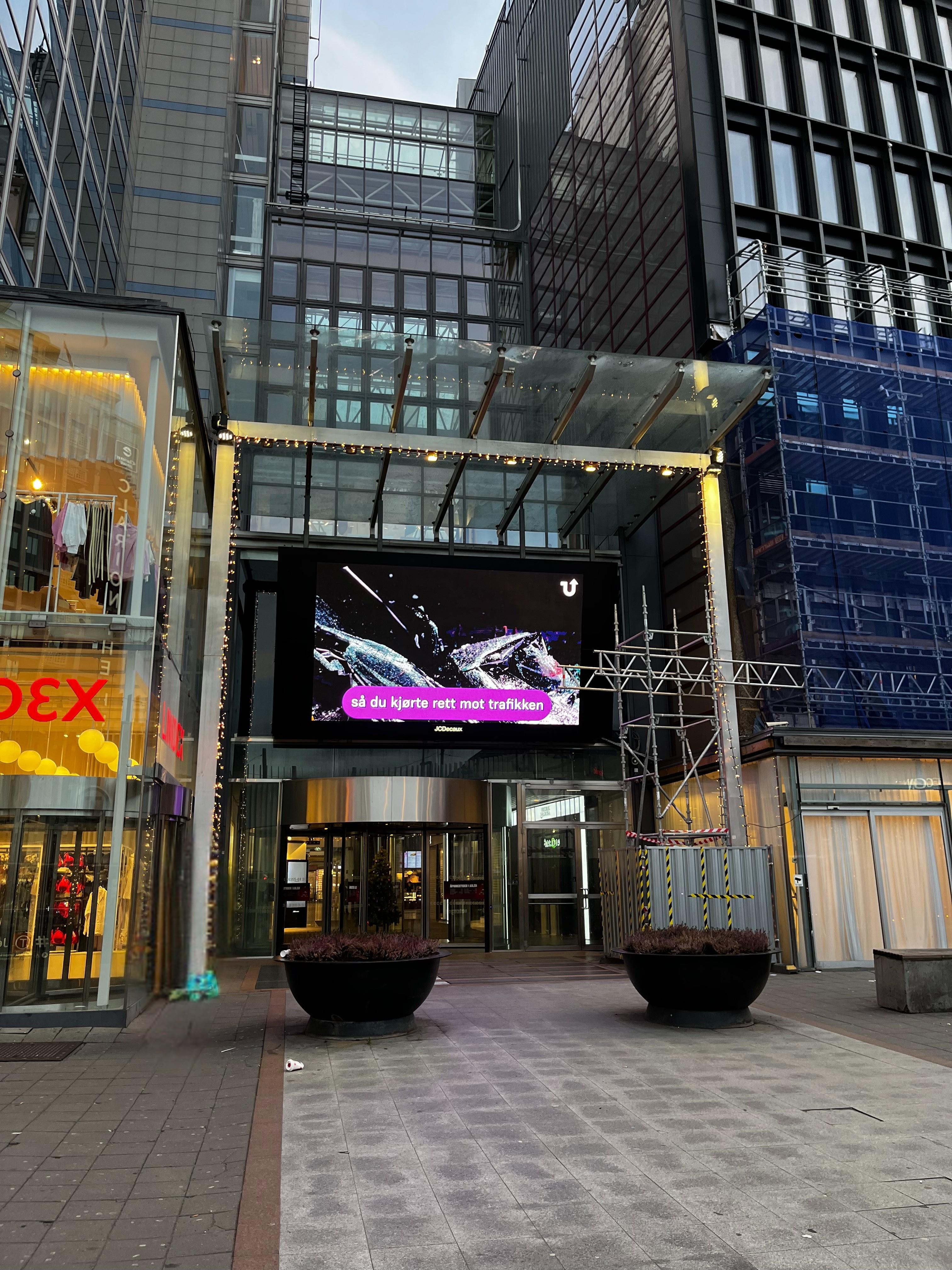 video på storskjerm