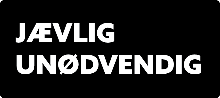 Logo: jævlig unødvendig svart