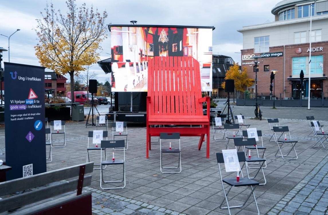 installasjon på Stjørdal torg
