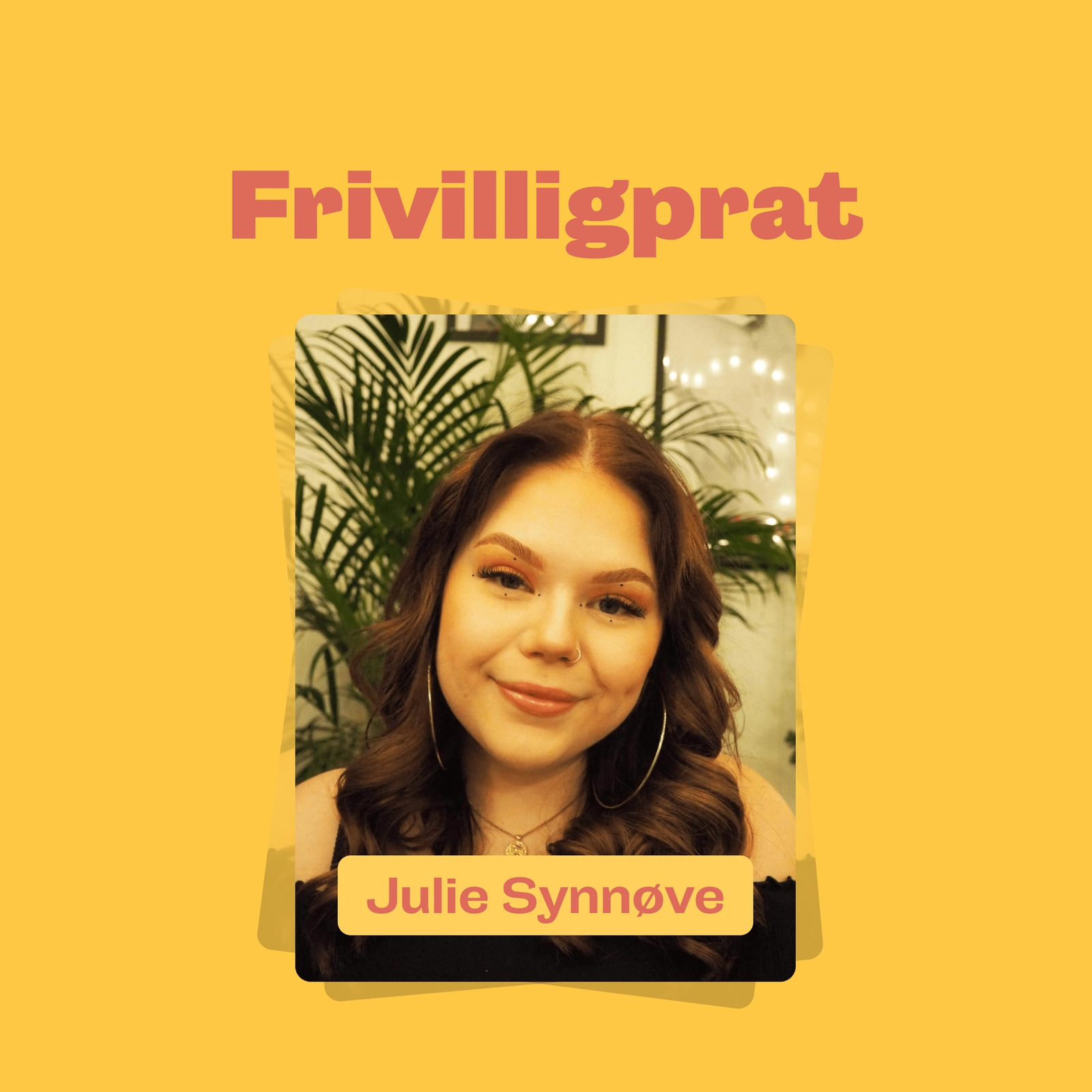 Frivilligprat med Julie Synnøve