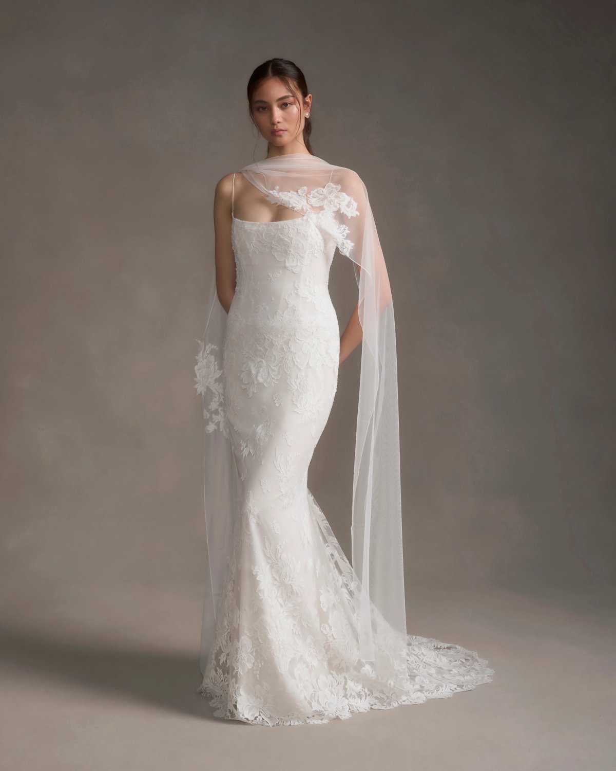 TULLE SCARF WITH LACE | Alexandra Grecco TULLE SCARF WITH LACE | Alexandra Grecco