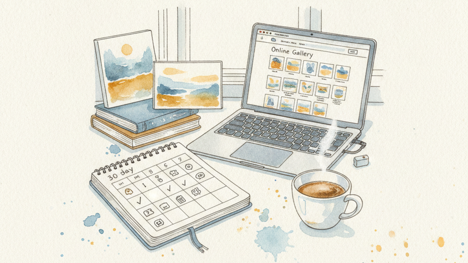Your First Online Art Sale in 30 Days: A Realistic Plan for Artists cover