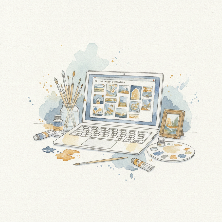 Mastering Pinterest: Your Blueprint for Consistent Art Sales Traffic cover