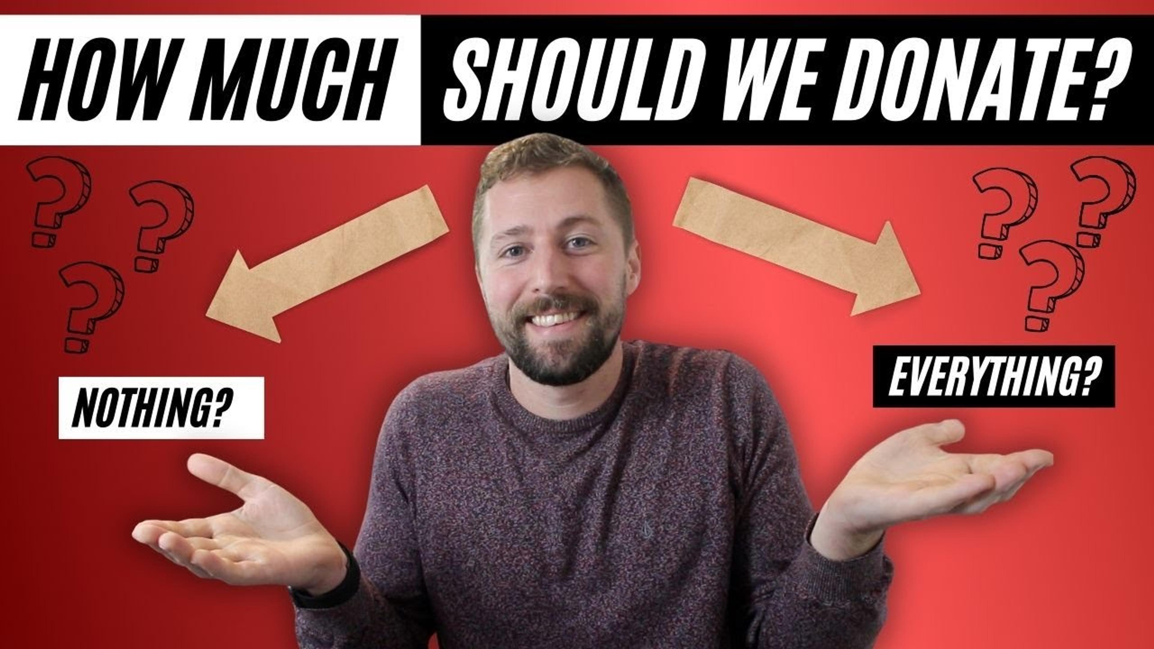 How much to donate to charity