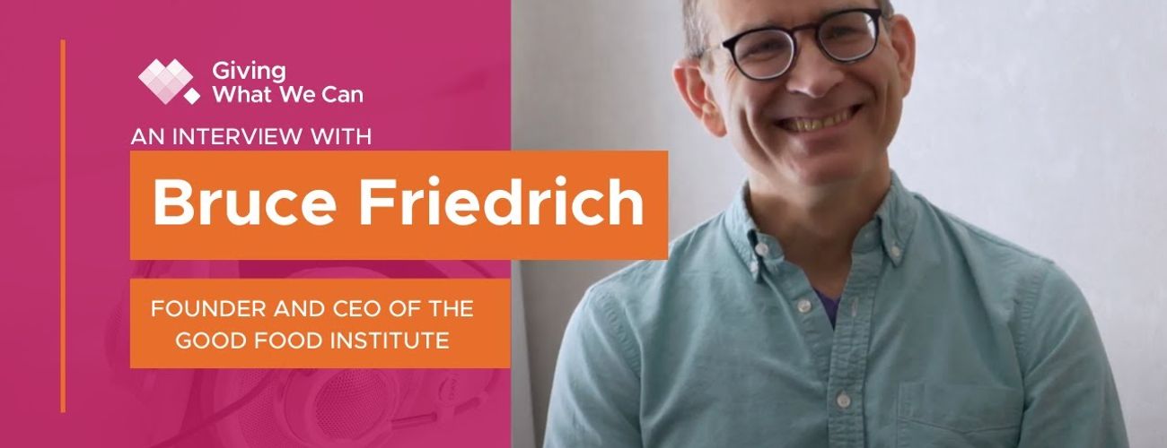 Bruce Friedrich: Why plant based meat is a scalable solution to feed the world