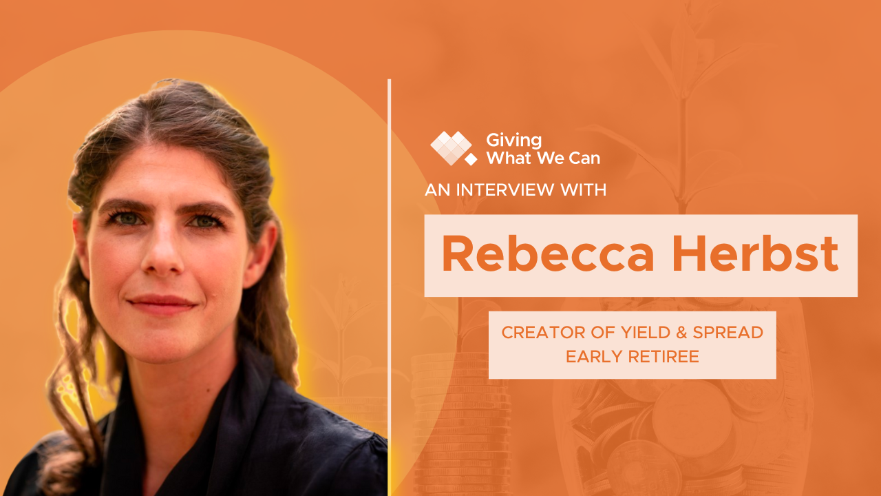 Financial Independence to Philanthropy: Yield & Spread's Rebecca Herbst