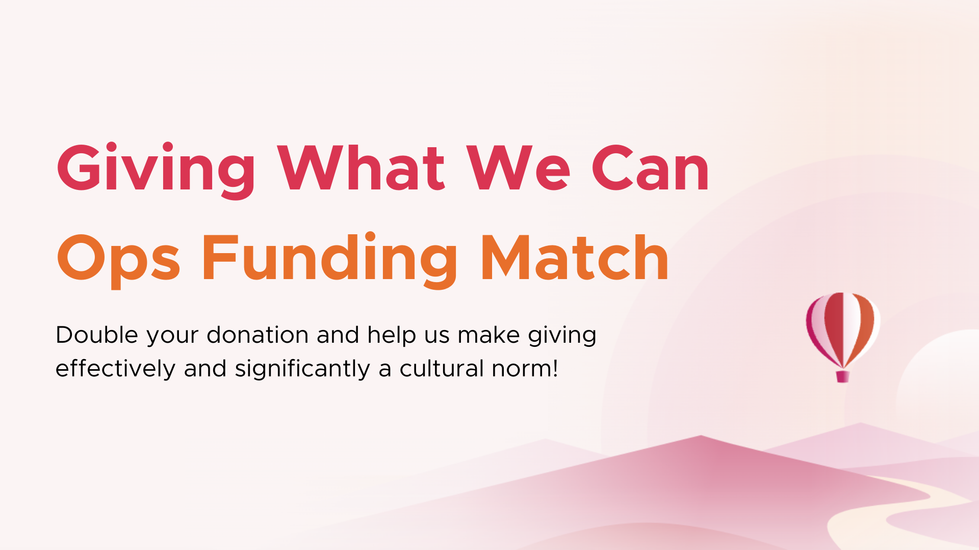 GWWC Operational Funding Match 2023