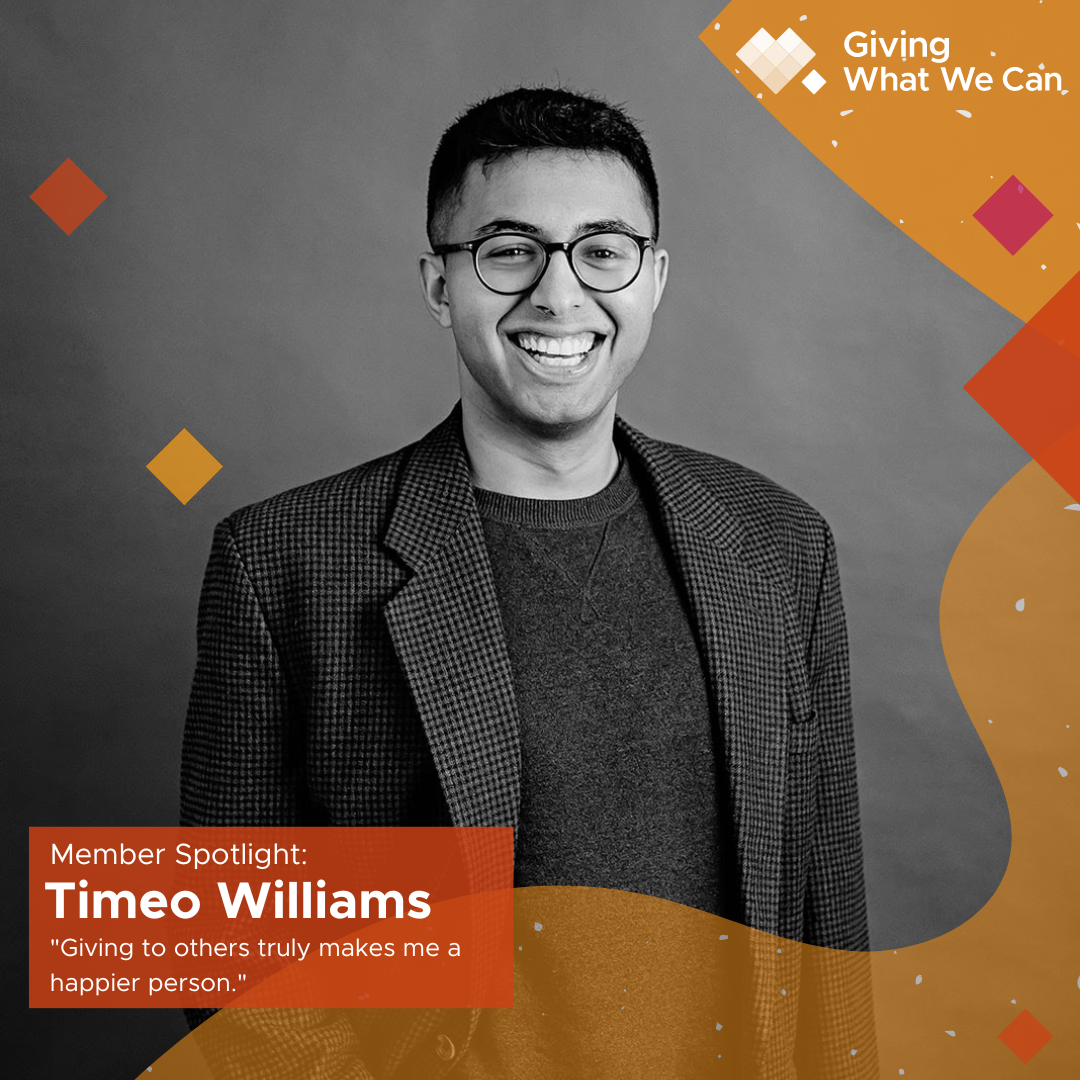Member Profile: Timeo Williams