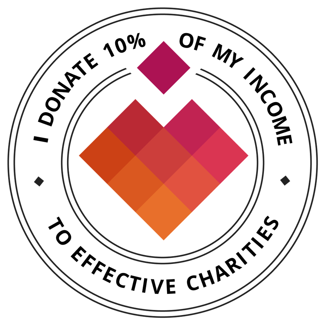 I've pledged to donate at least 20 percent of my income to effective charities