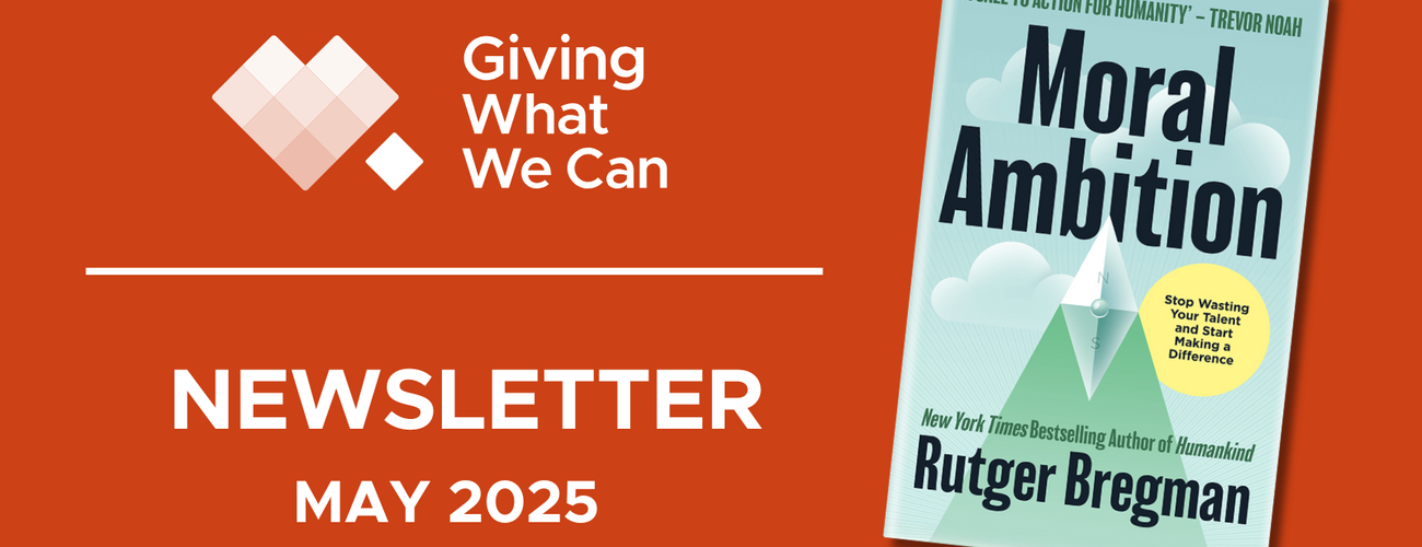 May news: Inspiration from Rutger Bregman on The Daily Show