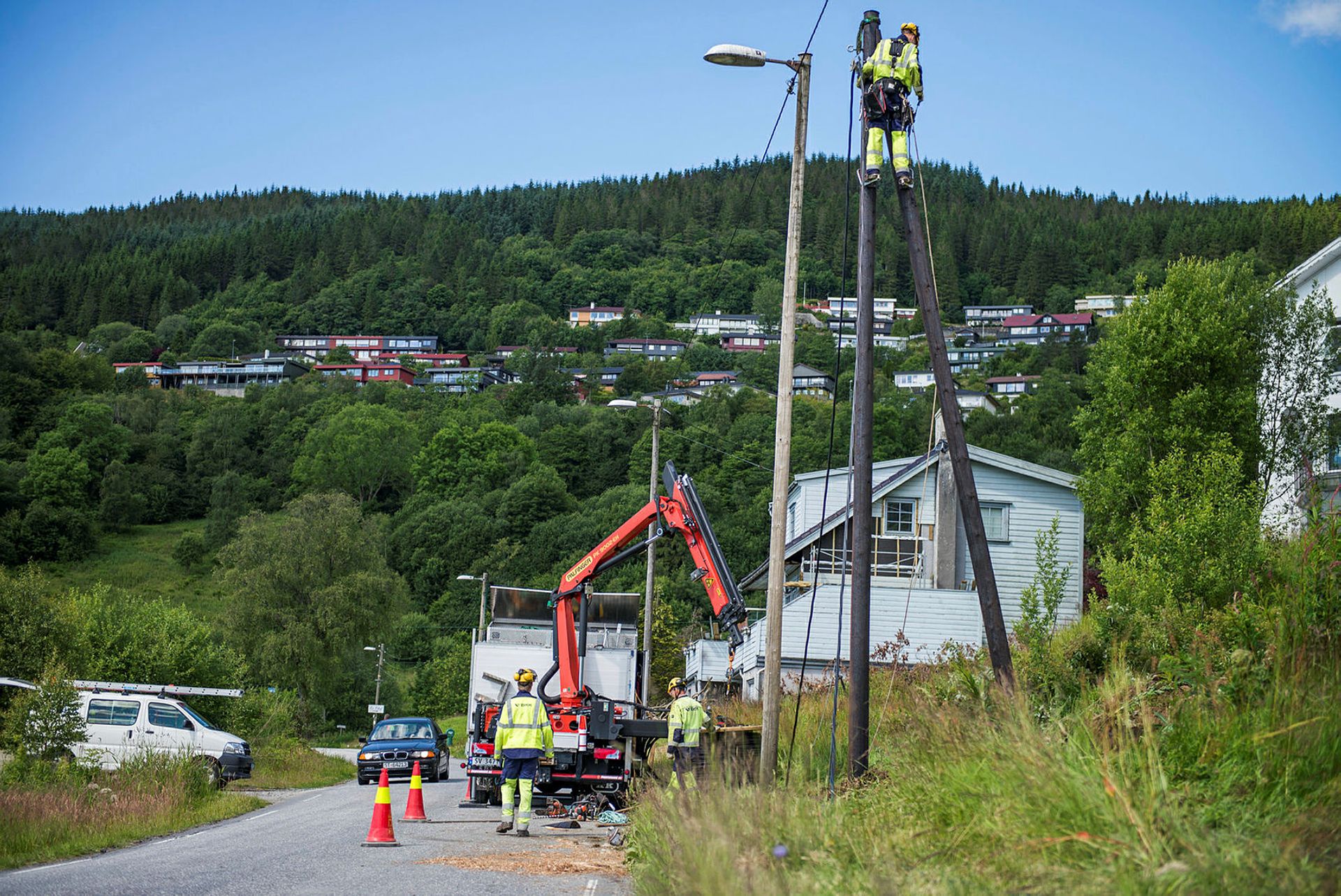 Melding om installasjonsarbeid i strømnettet