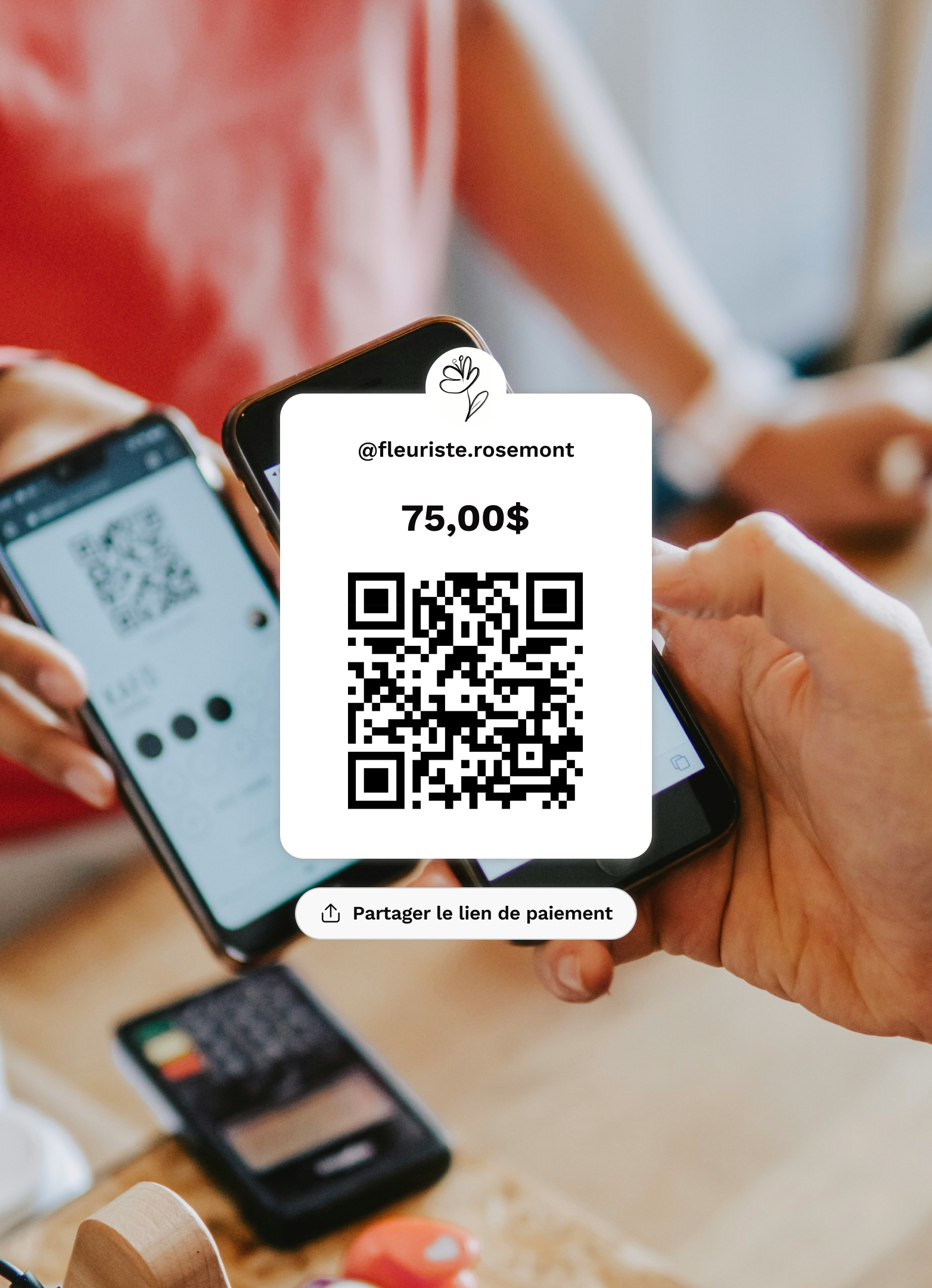 Payment via QR code