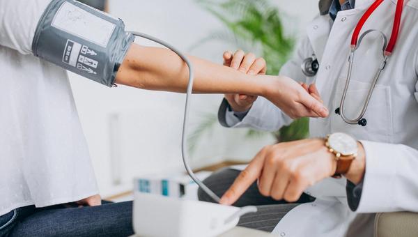 Image of medical device and patient
