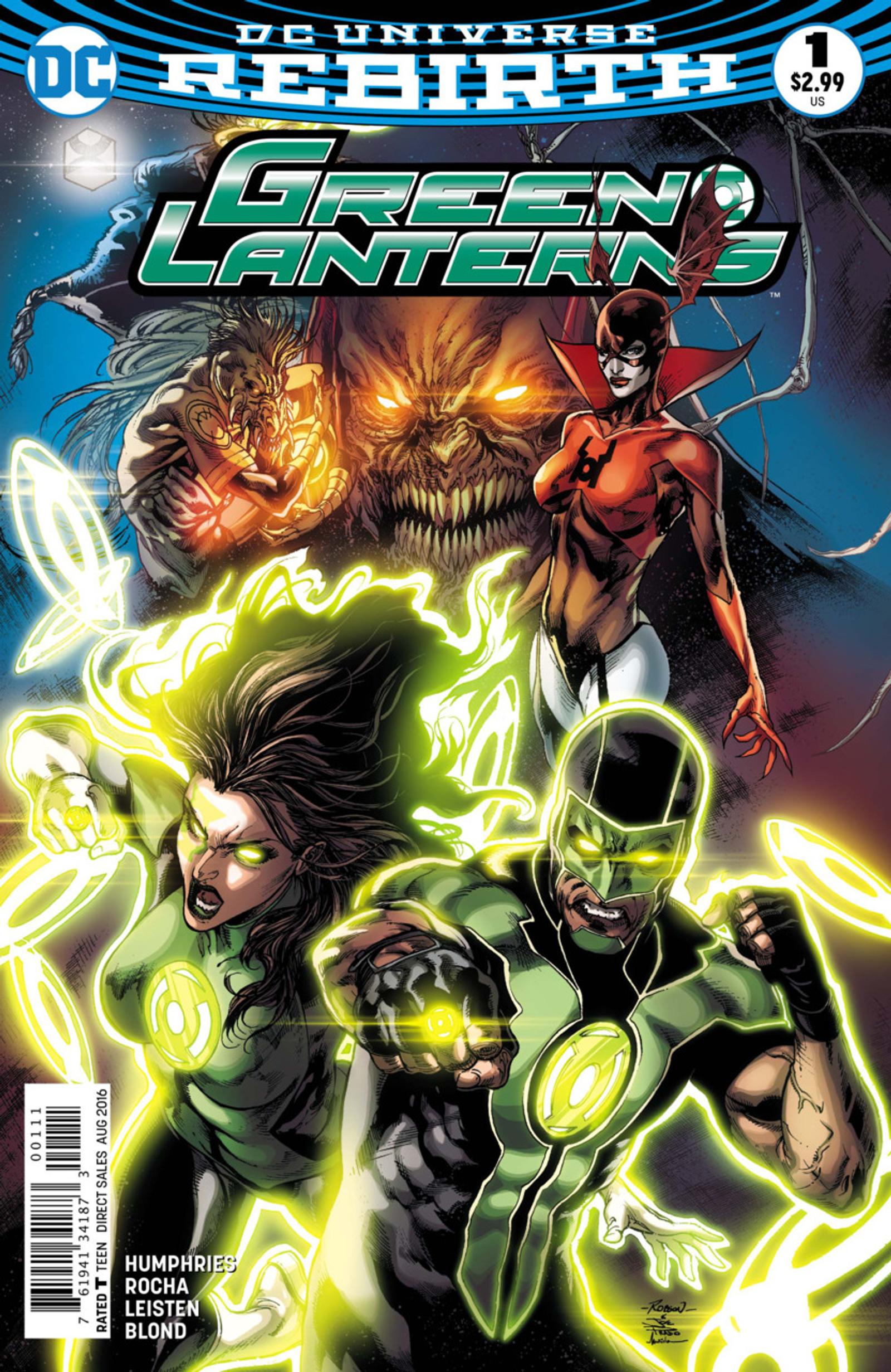 Cover of Green Lanterns #1