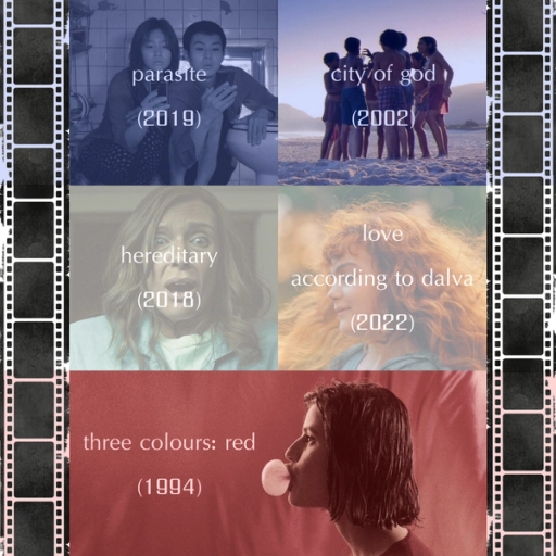 Semesterplakat for Psykolosjen Filmklubbs visninger høsten 2023.