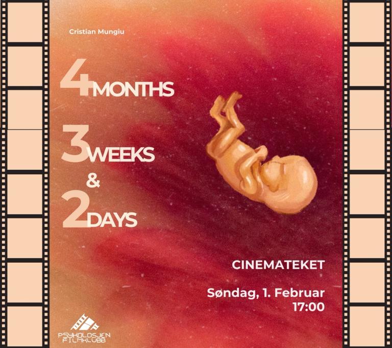 Poster for next screening