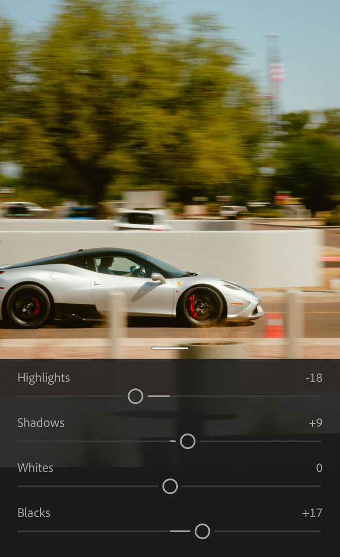 Photo fine adjustments