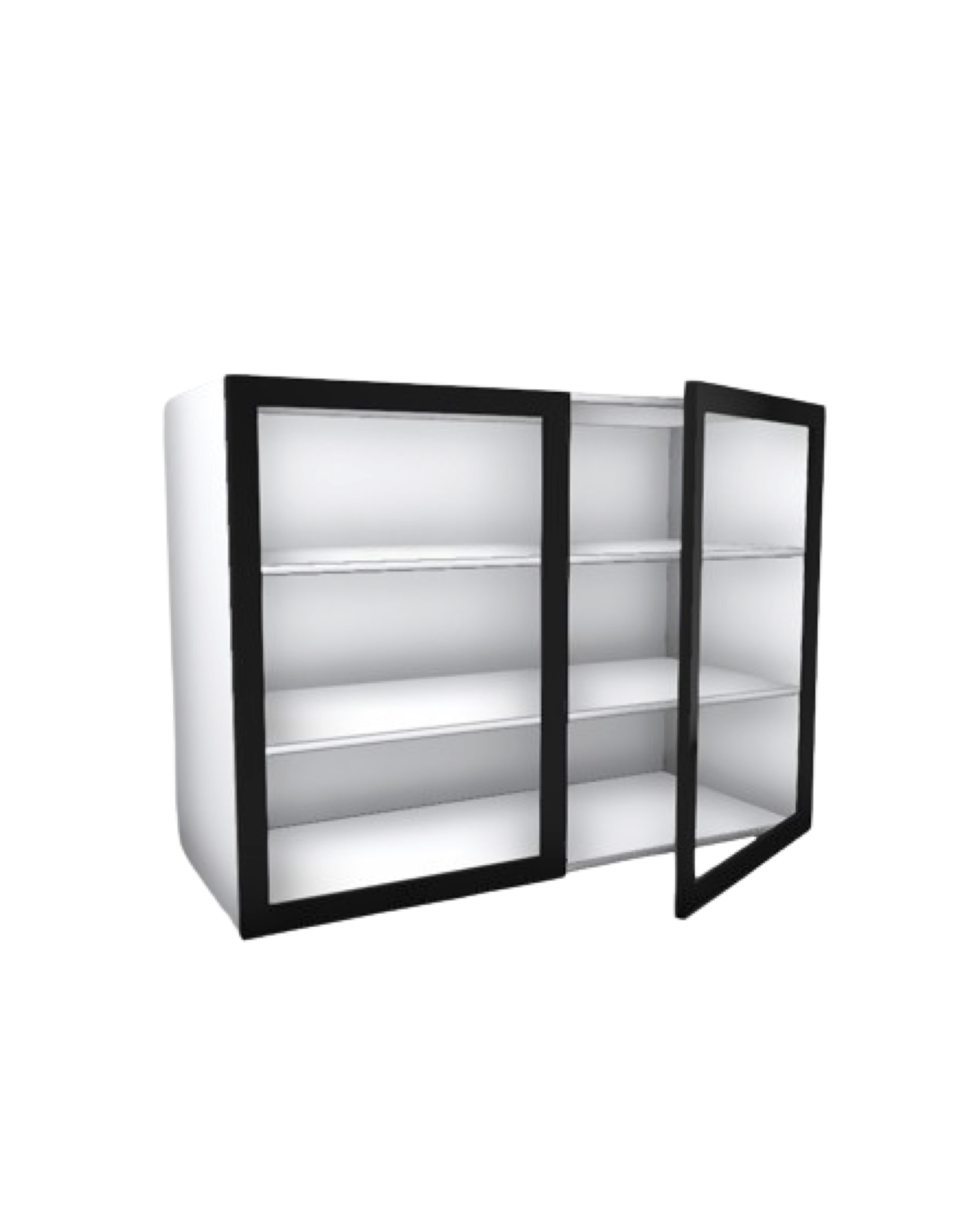 APARADOR 90 - 2 PUERTAS ALUMINIO