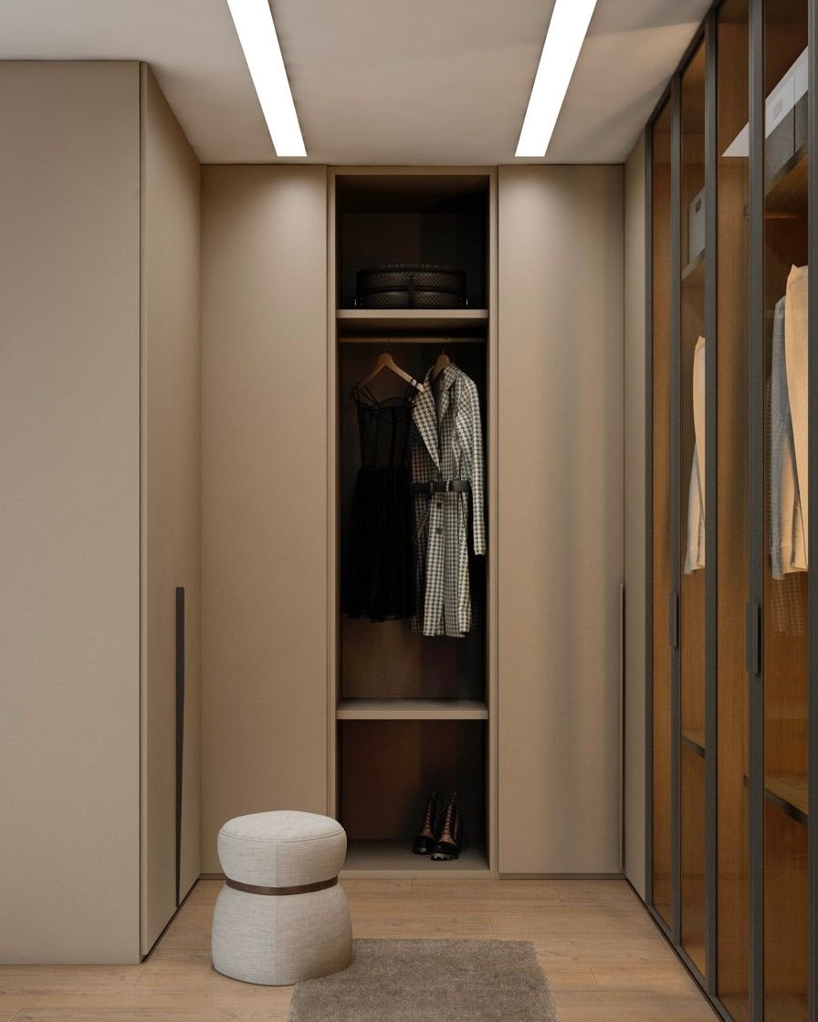 Rincón para armarios de puertas batientes