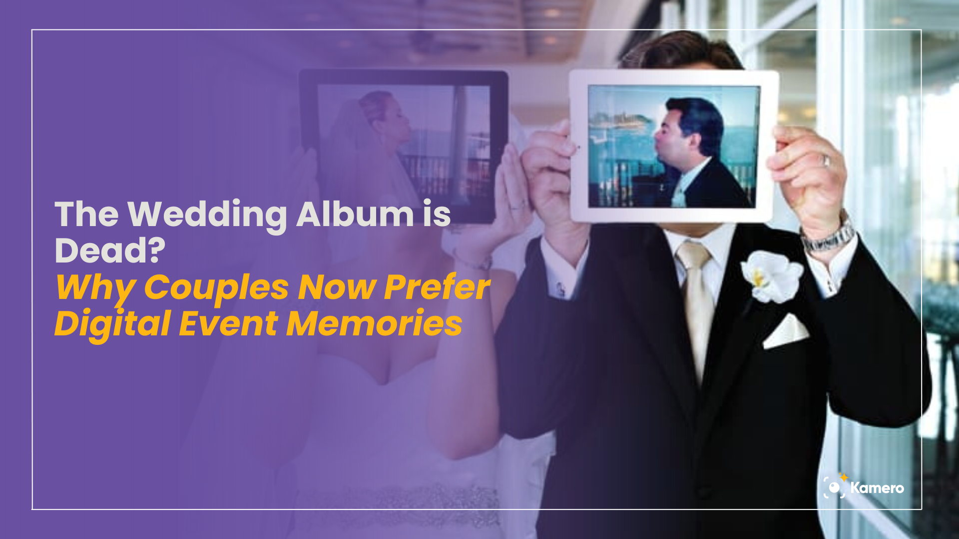 Digital Wedding Album of a couple - Cover Photo