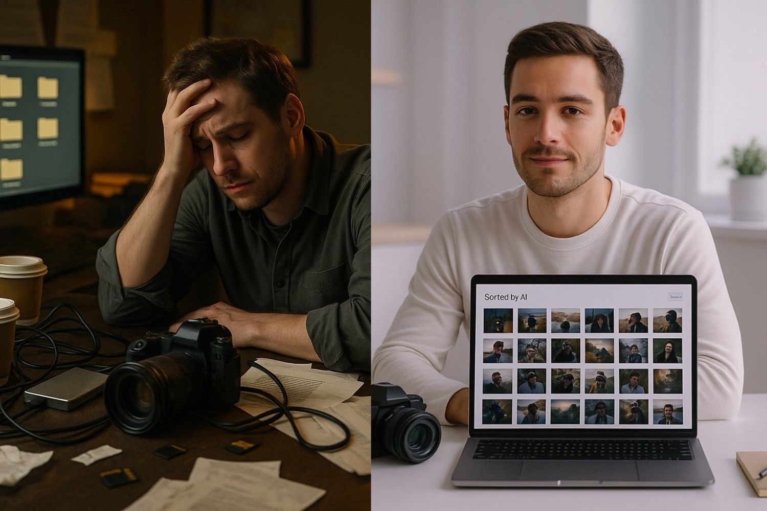 From chaos to clarity — see how AI photo sorting transforms your post-event workflow with Kamero.