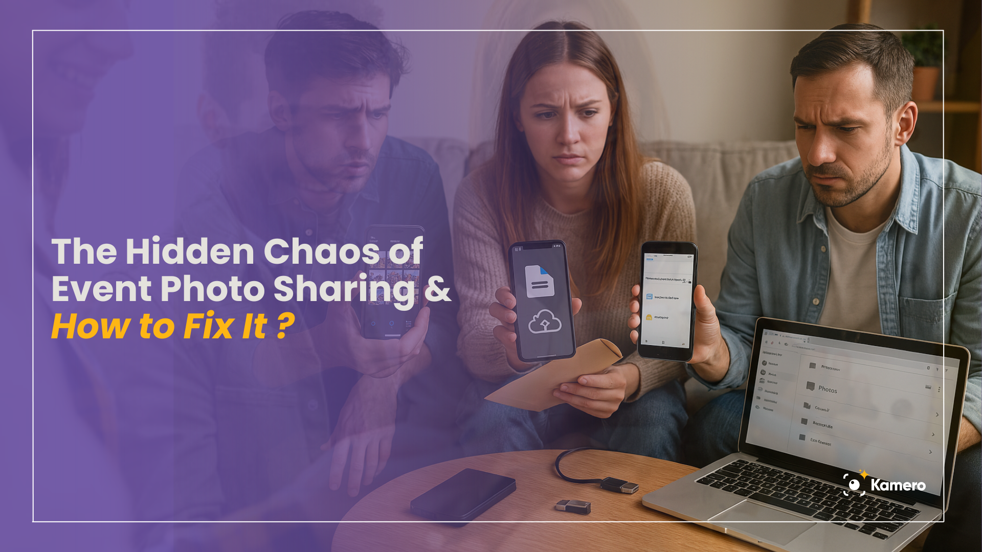 People frustrated with event photo sharing, Kamero offers a solution