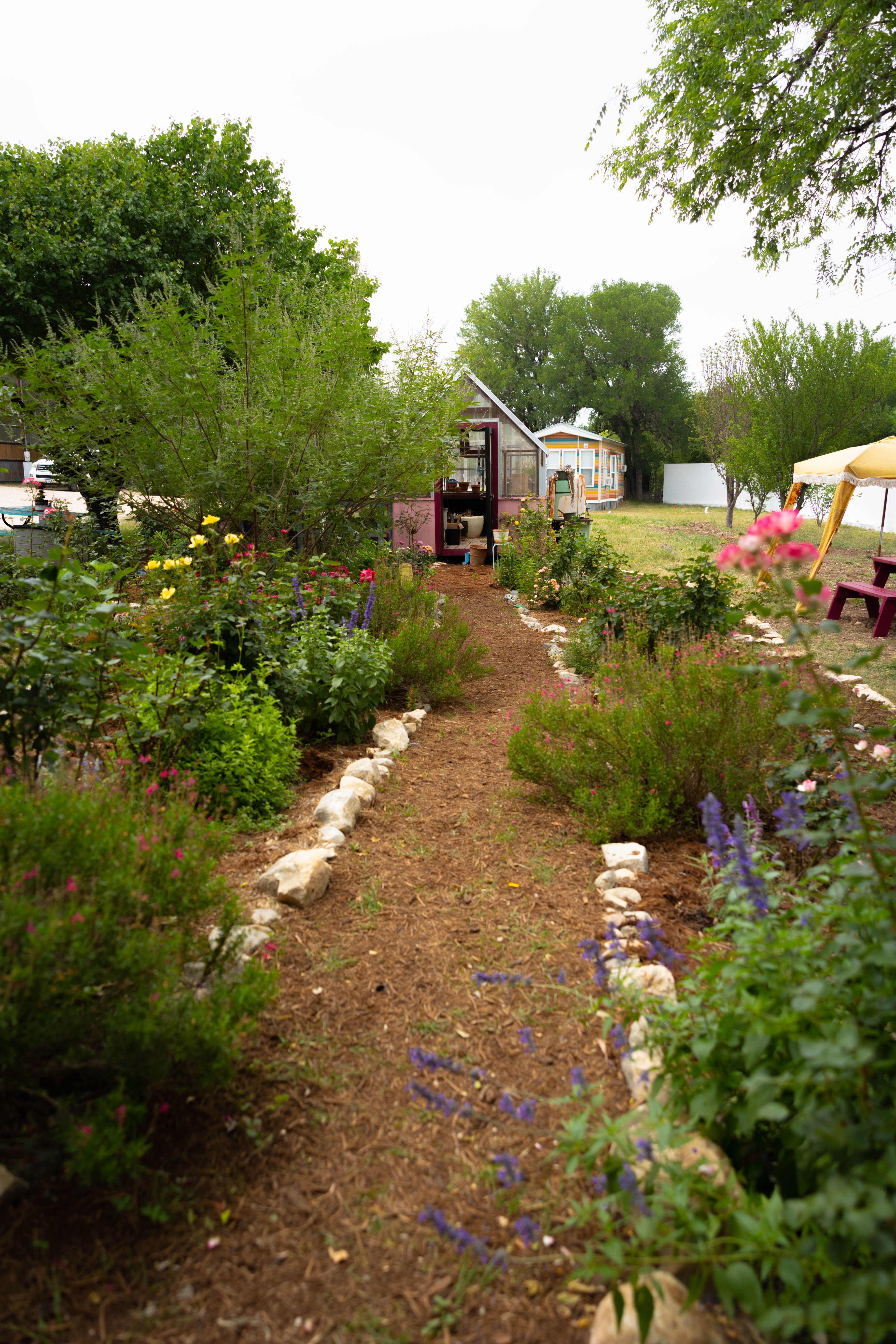 Garden at the inn between